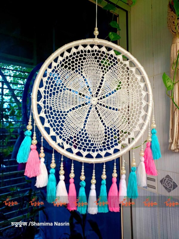 Crochet dream catcher