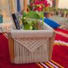 Macrame basket