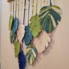 Macrame leaf hanging