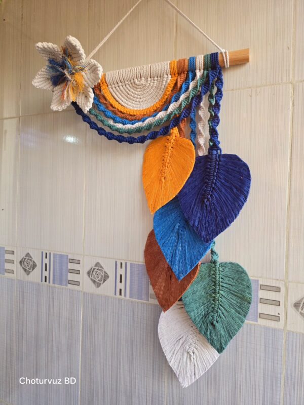 Macrame Flower leaf hanging