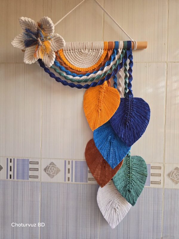Macrame Flower leaf hanging
