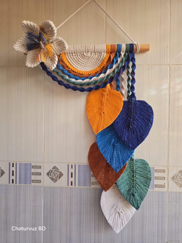 Macrame Flower leaf hanging