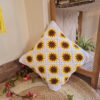 Crochet cushion cover