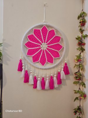 Crochet tassel dream catcher