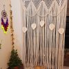 Macrame curtain 84"/8 feet