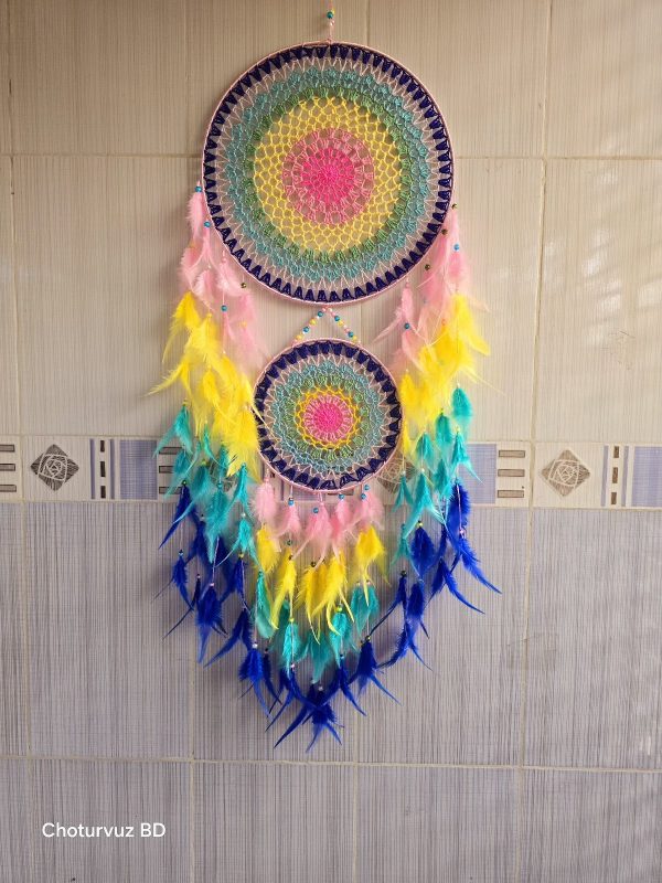 Crochet dream catcher ( 2 layer)