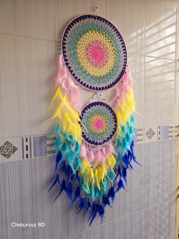 Crochet dream catcher ( 2 layer)