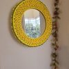 Macrame  mirror (12/15")
