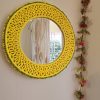 Macrame  mirror (12/15")
