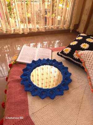 Macrame mirror