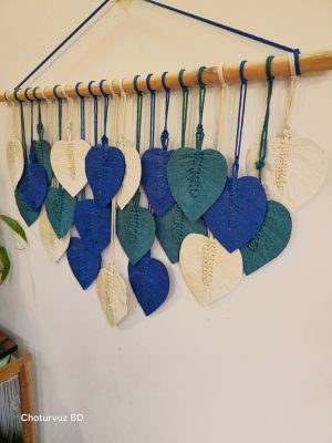 Macrame leaf Hanging (3/2 feet)